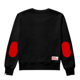 Team Ikuzawa Elbow Patch Crewneck - Black